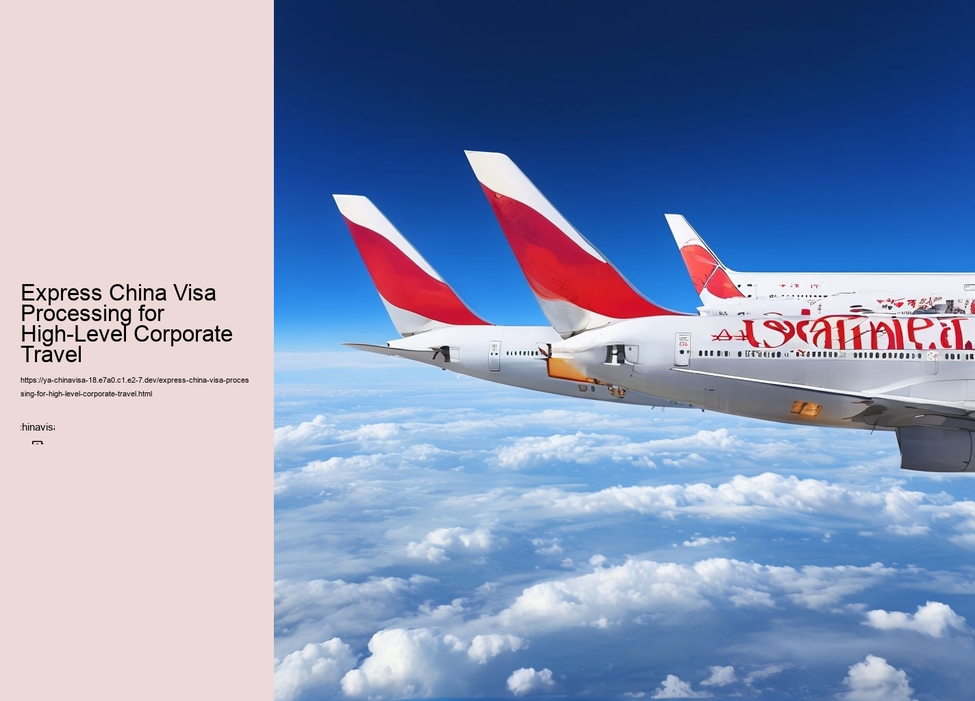 Express China Visa Processing for High-Level Corporate Travel